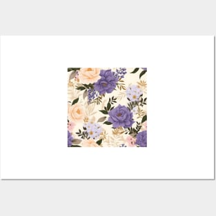 Wedding Flowers Pattern 8 Posters and Art